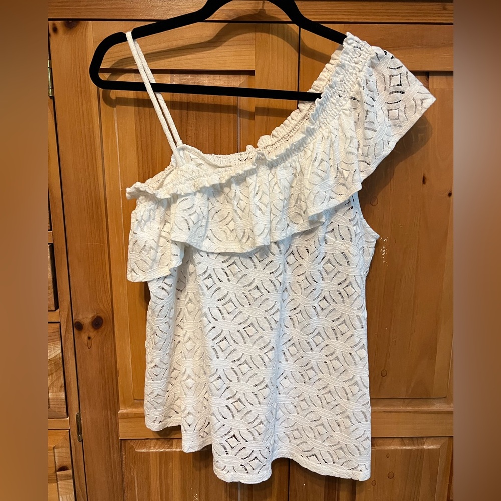 H&M One Shoulder Lace Top